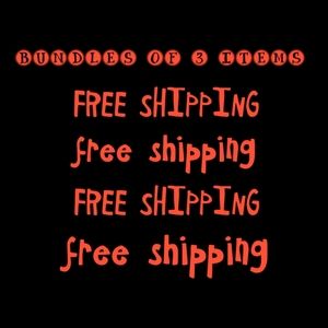 🩸🩸🩸FREE SHIPPING BUNDLE 3 ITEMS 🩸🩸🩸